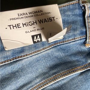 Zara jeans skinny the high waist